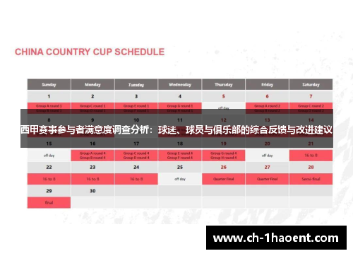 西甲赛事参与者满意度调查分析：球迷、球员与俱乐部的综合反馈与改进建议